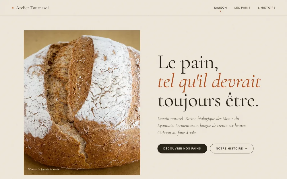 Site Tournesol, boulangerie